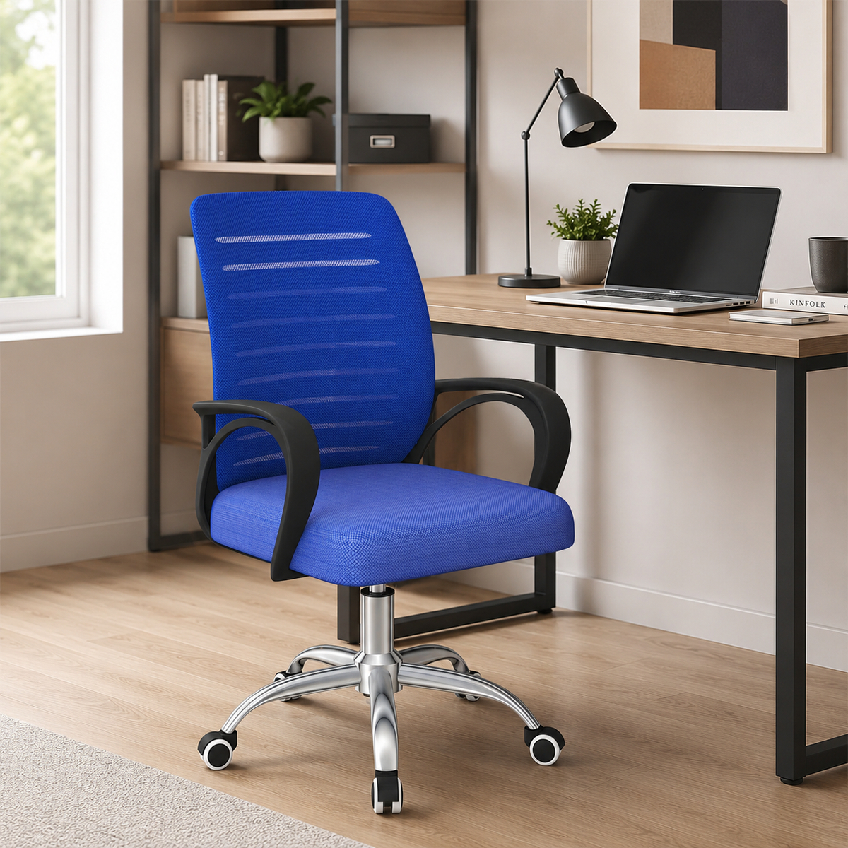 Height Adjustable Office Chair with Mesh Back