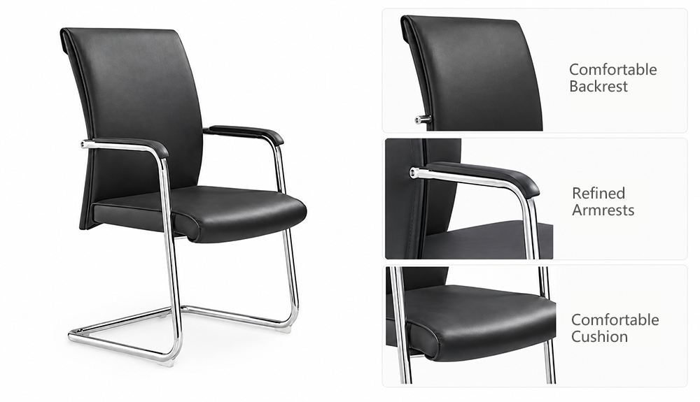 black-faux-leather-office-chair