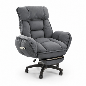Reclining Fabric Office Chair with Adjustable Armrests