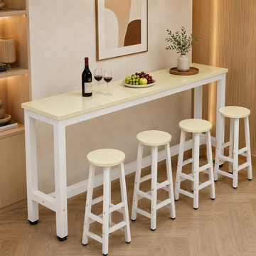 Classic Space-Saving Bar Table with Optional Stools