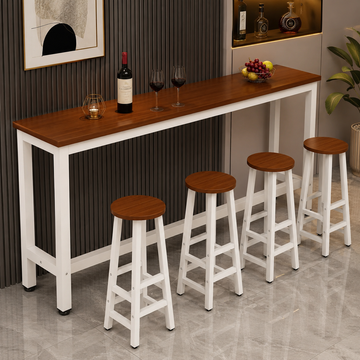 Classic Space-Saving Bar Table with Optional Stools