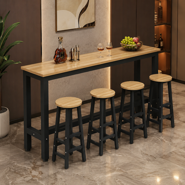 Classic Space-Saving Bar Table with Optional Stools