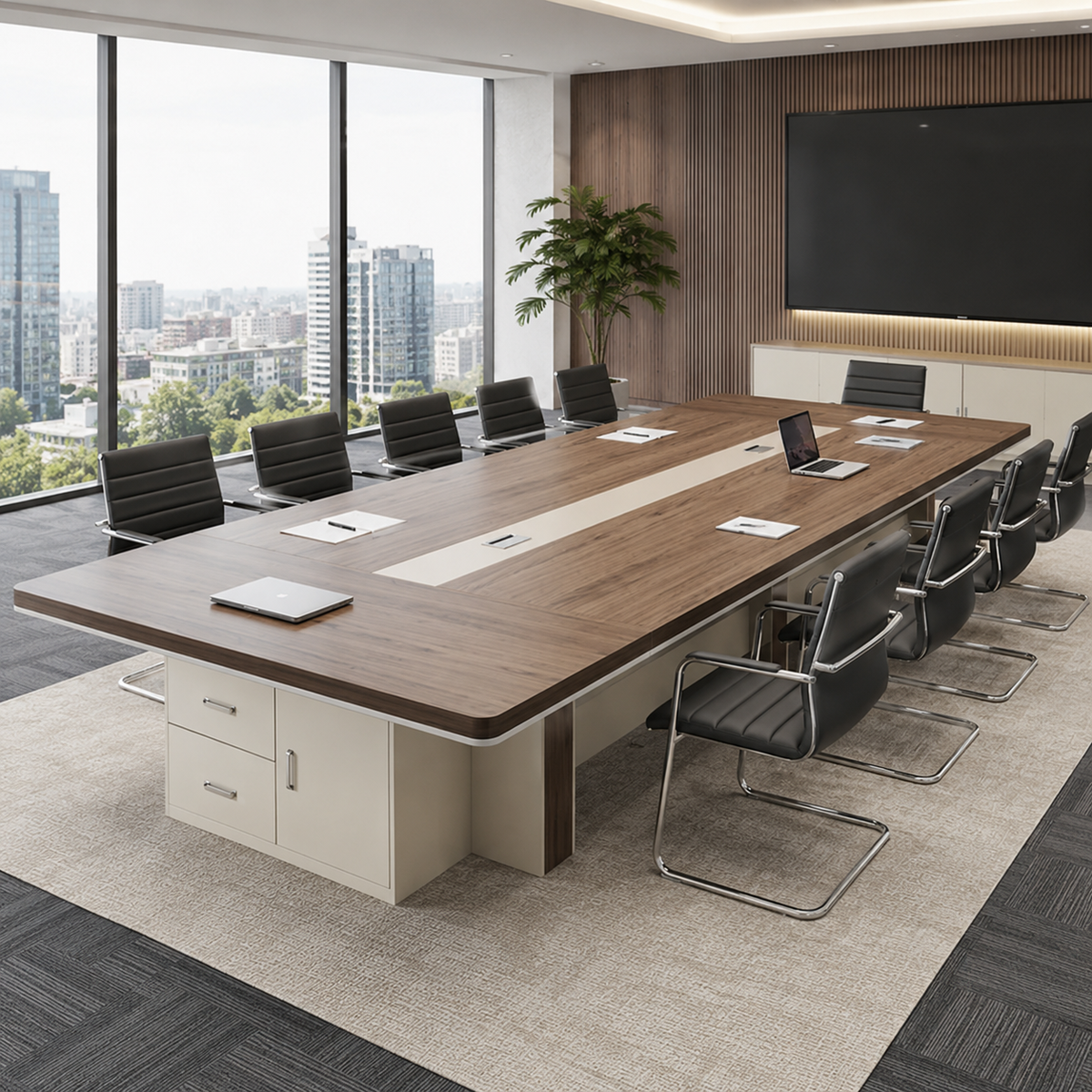 rectangular-conference-table-storage-cabinet