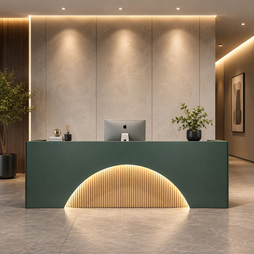 Fully Assembled Reception Counter with LED Arch