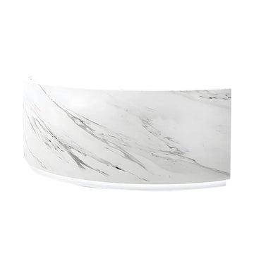 Curved Reception Counter with Storage
