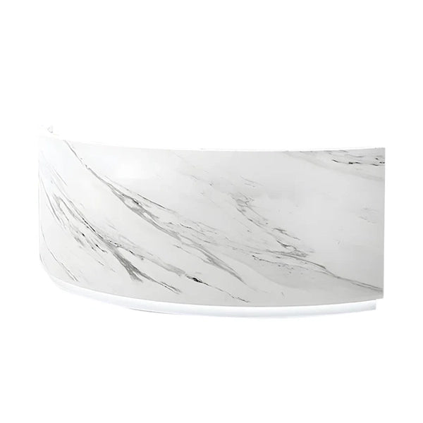 Curved Reception Counter with Storage