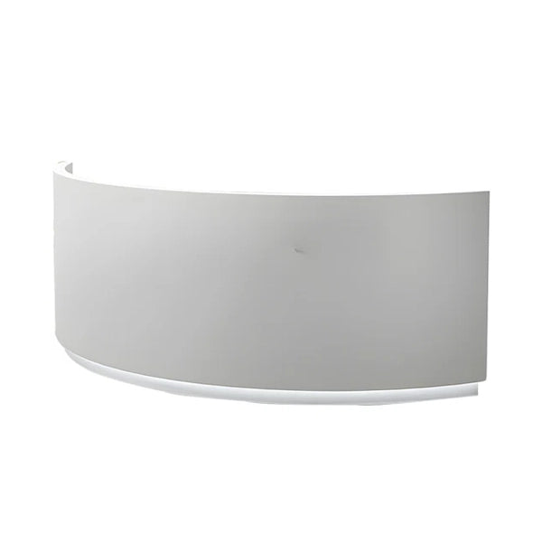 Curved Reception Counter with Storage