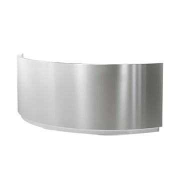 Curved Reception Counter with Storage