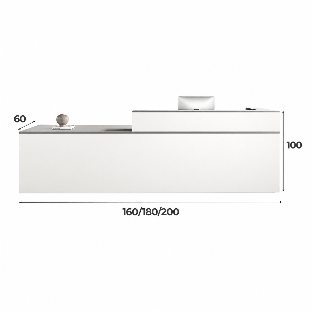 reception-desk-keyboard-tray-lockable-drawer