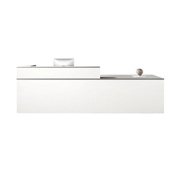 reception-desk-keyboard-tray-lockable-drawer