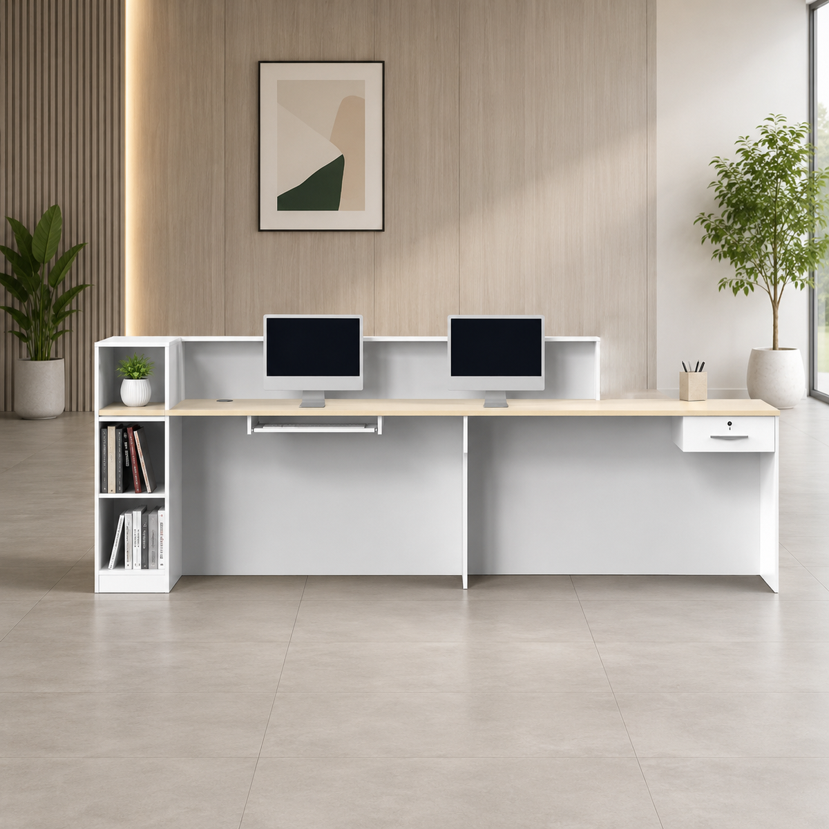 straight-led-reception-desk