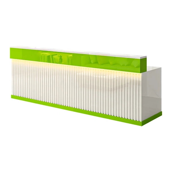 Slatted Reception Counter with LED Lighting