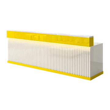 Slatted Reception Counter with LED Lighting