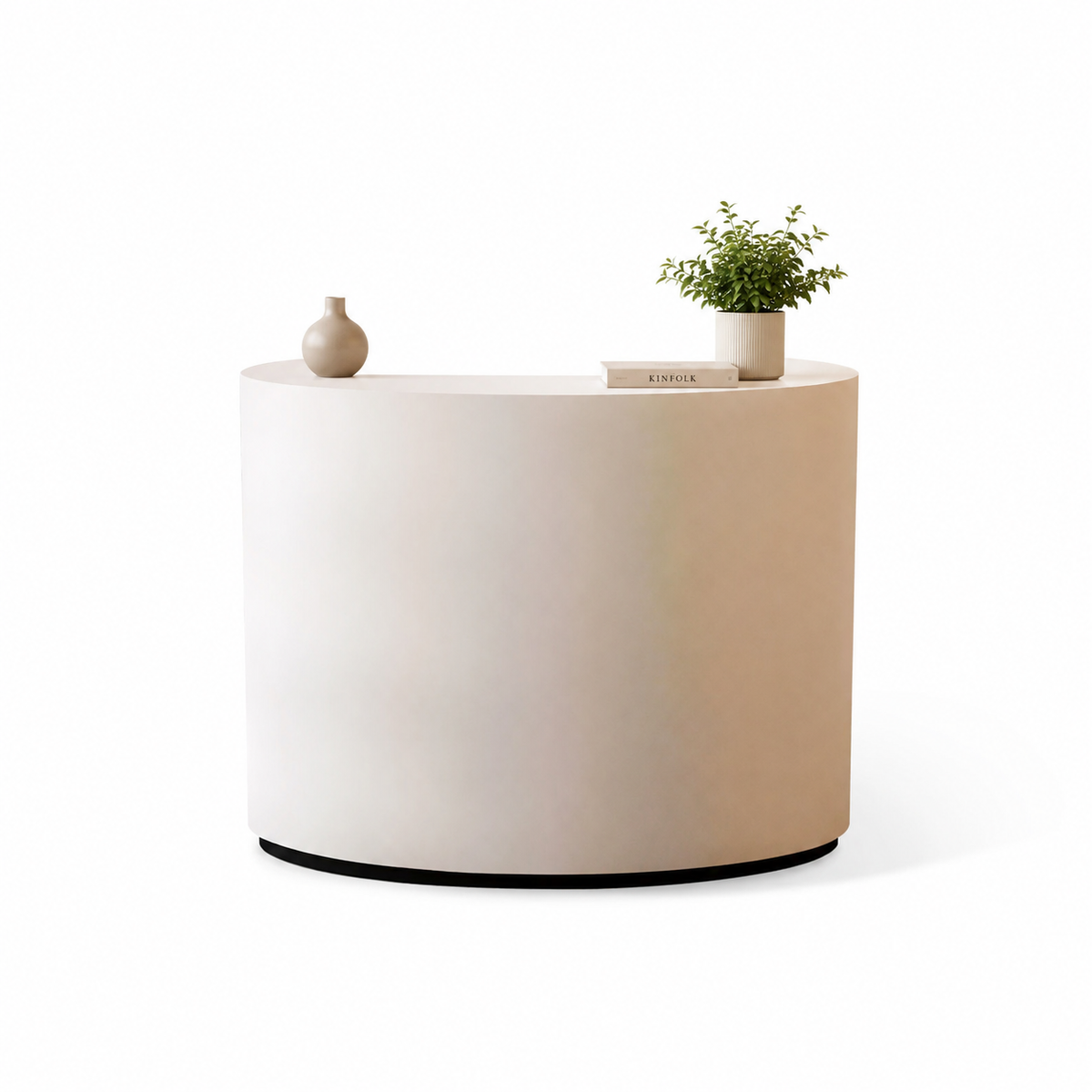Fully Assembled Curved Reception Counter