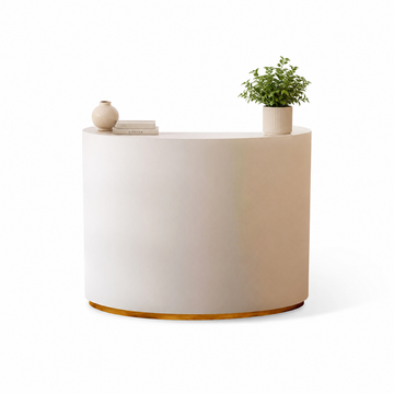 Fully Assembled Curved Reception Counter