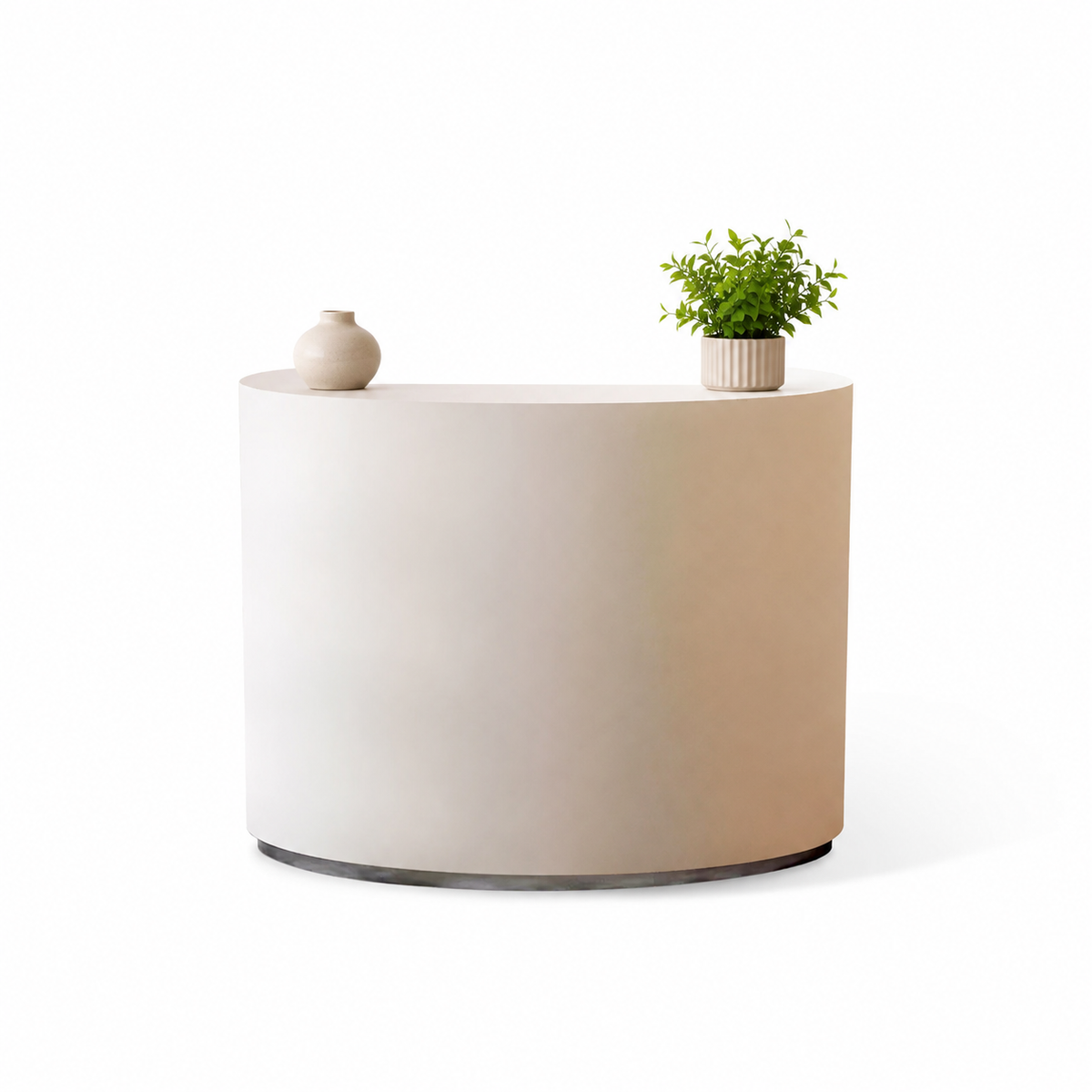 Fully Assembled Curved Reception Counter