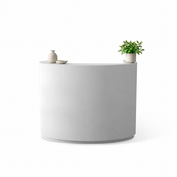 Fully Assembled Curved Reception Counter