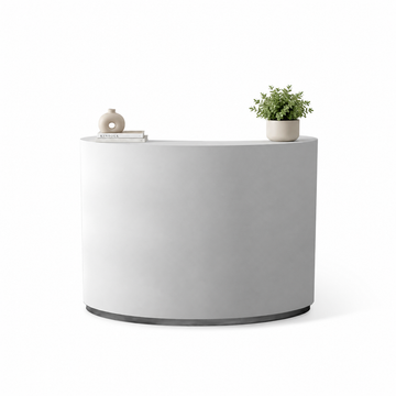 Fully Assembled Curved Reception Counter