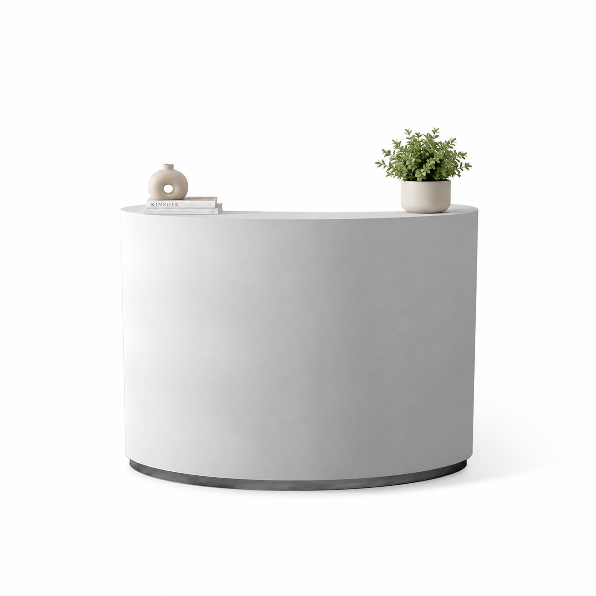 Fully Assembled Curved Reception Counter