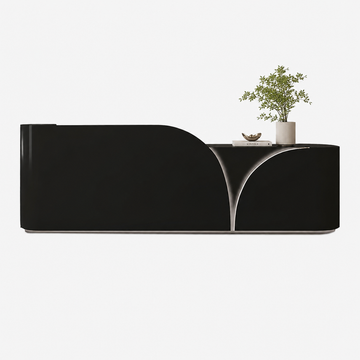 Reception Counter with Curved LED Front
