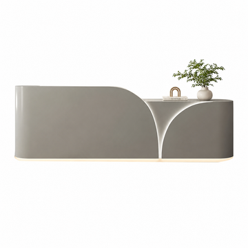 Reception Counter with Curved LED Front
