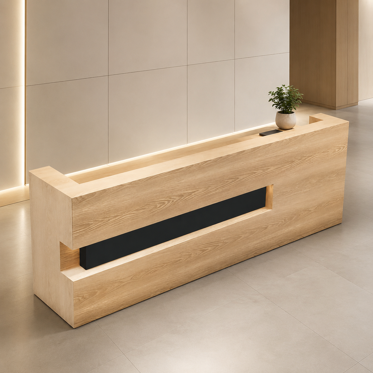 straight-wood-grain-reception-desk