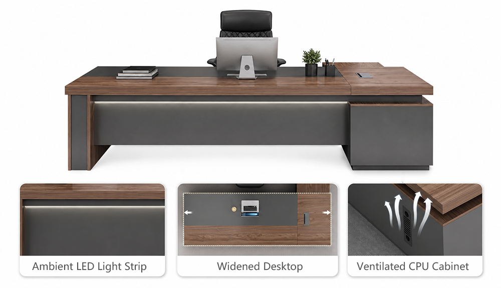 Integrated Lighting and CPU Ventilation