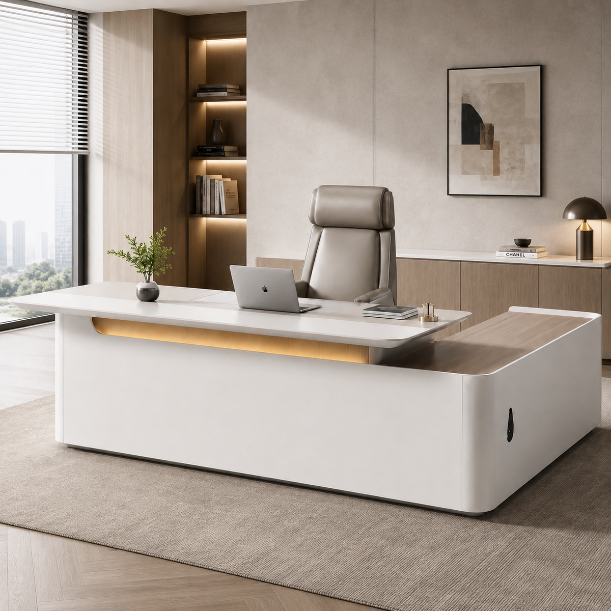 l-shaped-executive-desk-ambient-lighting