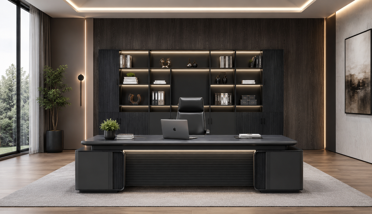 executive-desk-file-cabinet-lacquered-details