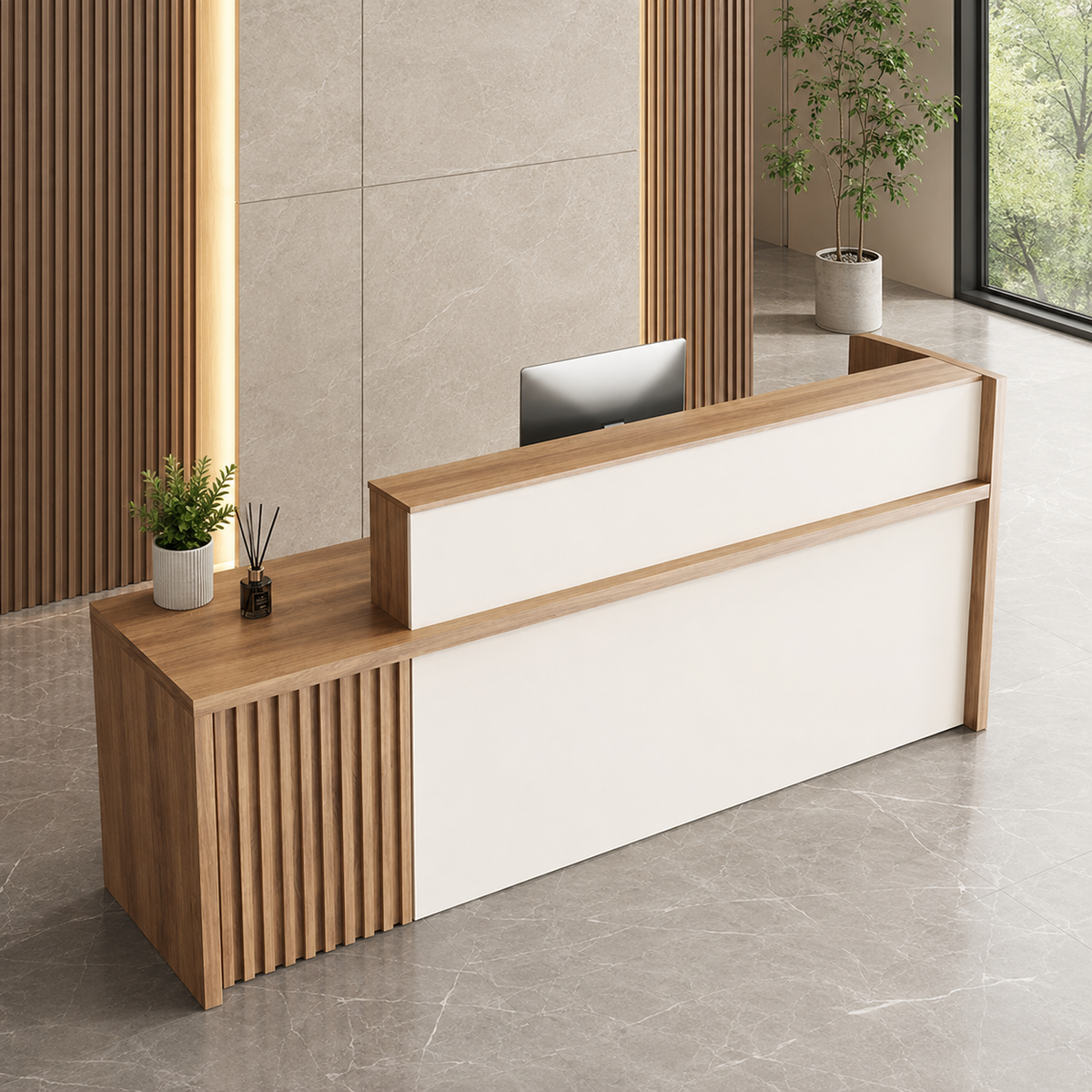 reception-desk-fluted-panel-two-tier-counter